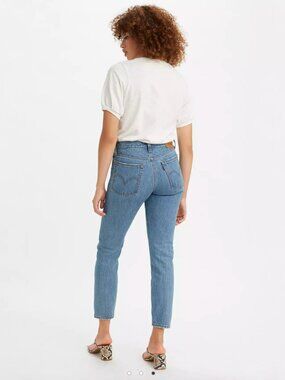 Levi's Wedgie Icon Fit Ankle Women's Jeans - Color: Athens Pushed Light Wash
